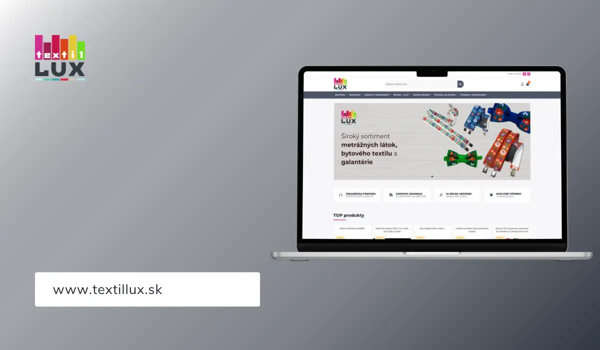 E-shop na mieru nášho spokojného klienta www.textillux.sk