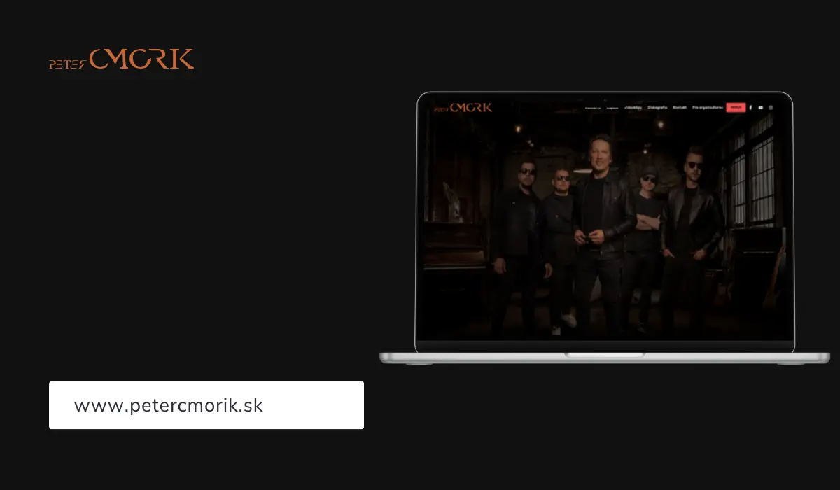 Web na mieru nášho spokojného klienta www.petercmorik.sk